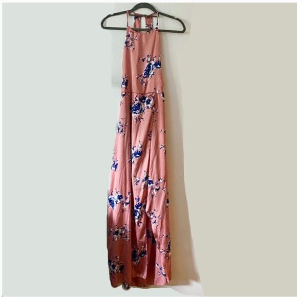 Charlotte Russe Halter Maxi Dress Small - Picture 5 of 11